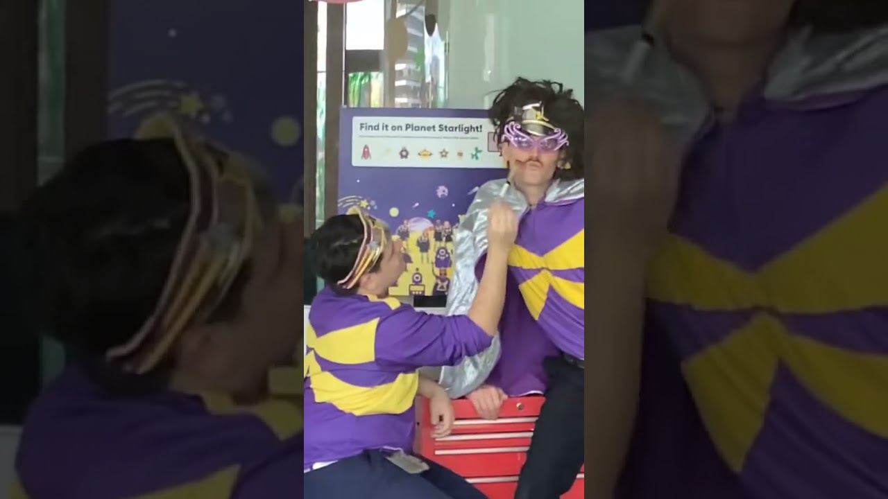 The Captain Starlights getting glam for the day #silly #slay #funwithcaptainstarlight #forkids