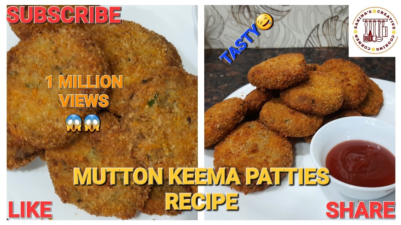 Mutton Keema Patties Recipe Crispy Aloo Mutton Keema Patties Easy