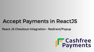 React JS Checkout Integration - Redirect/Popup