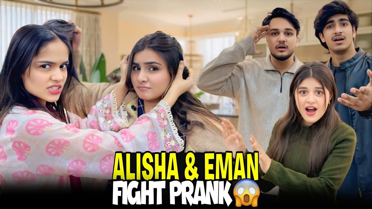 ALISHA & EMAAN FIGHT PRANK ON FAMILY // NAND BHABHI KI LARAYEE MA ALI KIS KA SATH ?