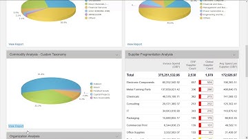 Spend Analysis Demo