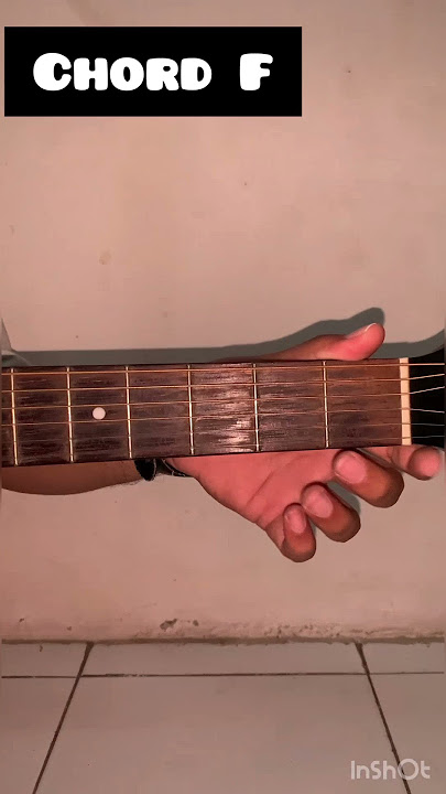 Cara menekan senar chord F pada gitar #youtubeshorts #guitar #youtube