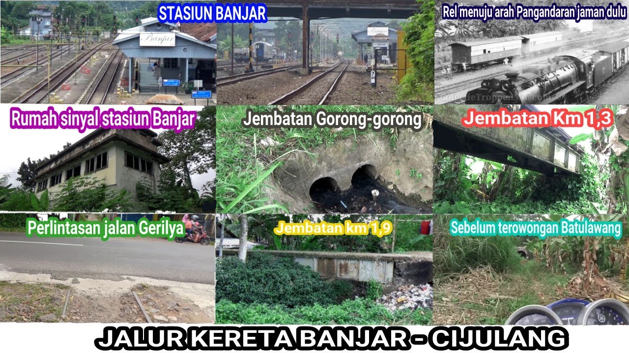 Disinilah awal PERCABANGAN jalur kereta api yang menuju ke stasiun Pangandaran Cijulang