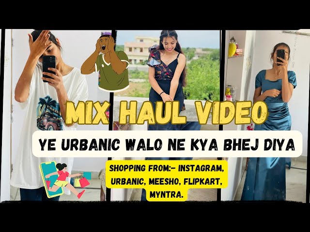 First Time Shopping From *Instagram & Urbanic*, Mix Haul video🛍️, Itna  Bada Size😱