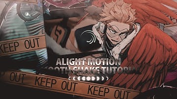 TUTORIAL SMOOTH NULL SHAKE ALIGHT MOTION 4.0+