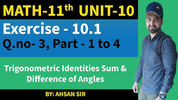 Class 11 math chapter 10 exercise 10.1 Q3 P(1 to 4) - 10.1 class 11 - ex 10.1 class 11