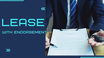 Lease with Endorsement| CSEC EDPM