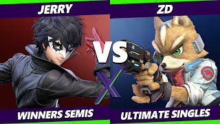 S@X 415 Winners Semis - Jerry (Joker) Vs. ZD (Fox, Wolf) Smash Ultimate - SSBU