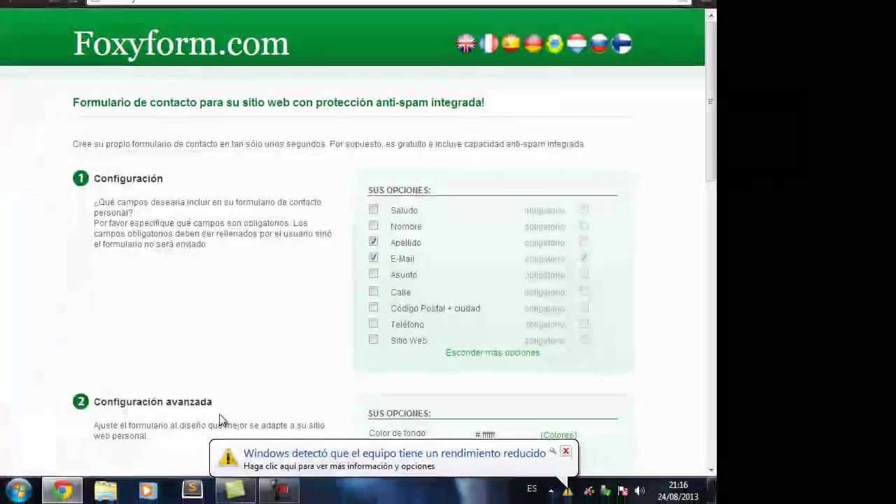 Como hacer un formulario sin tener que programar en php youtube
