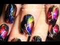 Easy Nail Art Tutorial DIY Lightning Design YouTube
