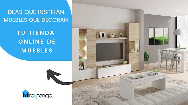 ¿Tu SALÓN COMEDOR necesita un cambio? [Miroytengo.es Tienda de Muebles Online]