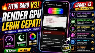 V3⚡16 Bit Gpu Faster! Plugin/Module Gaming Color Display Control Controller ubah Warna GPU+Dark Mode