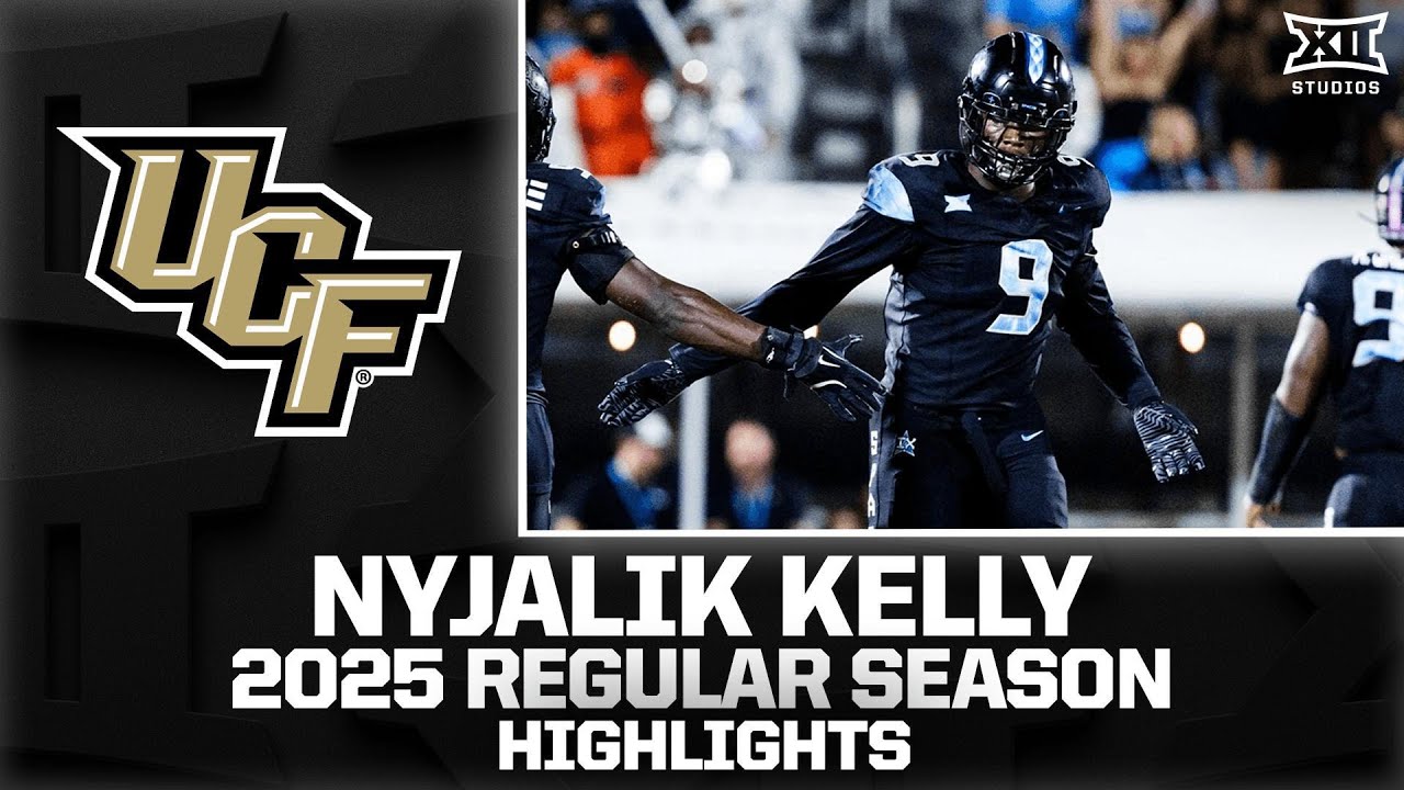 Nyjalik Kelly 2025 Regular Season Highlights | Big 12 Football