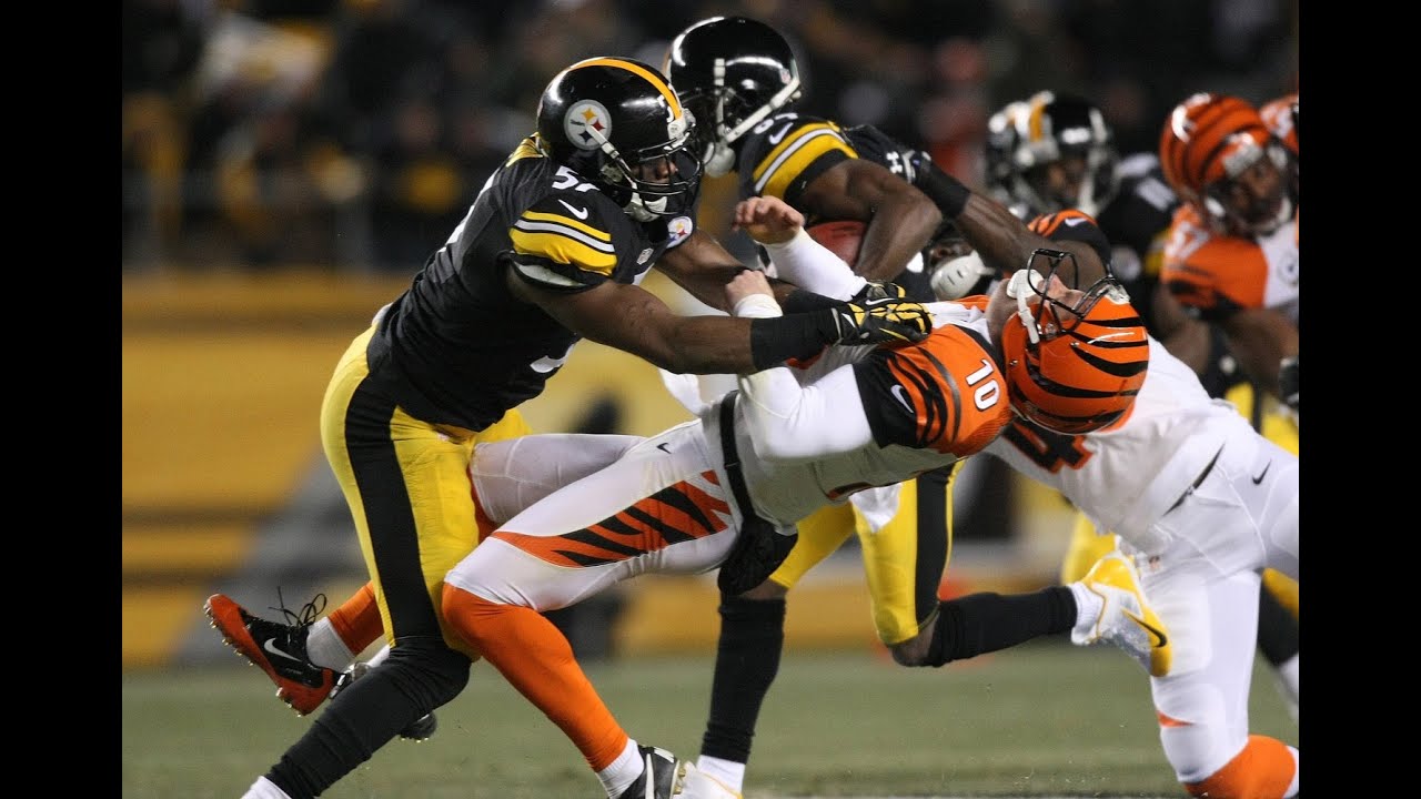 Bengals Kevin Huber suffers broken jaw on Antonio Brown punt return HD