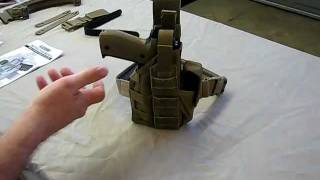 Universal holster with light