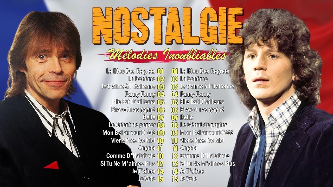 Vieilles Chansons 🗼Michel Sardou, Frédéric François, C Jérome, Charles Aznavour, Joe Dassin, Dalida