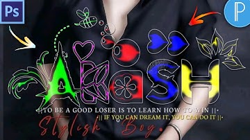 How To Make New Multiple Color Glass Font In Ps Touch Pixellab - Zarraq Creation