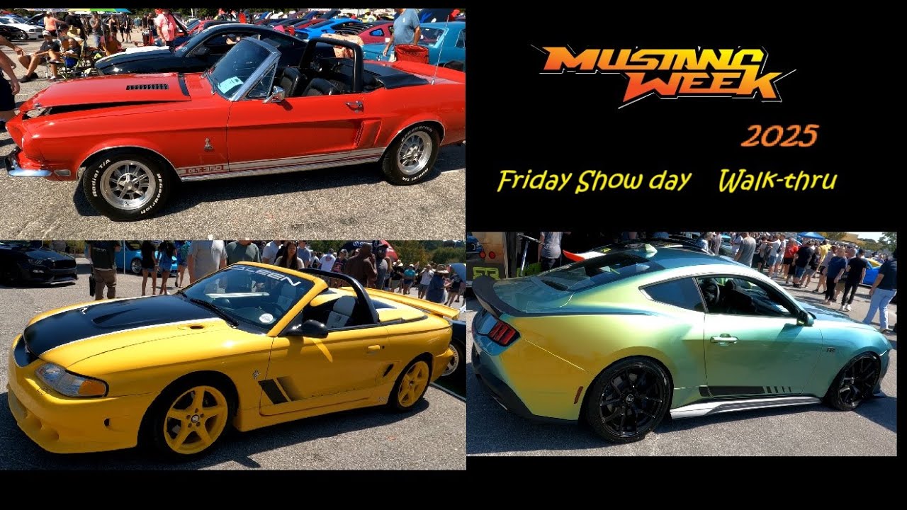 Mustang Week 2025 walk-thru show coverage