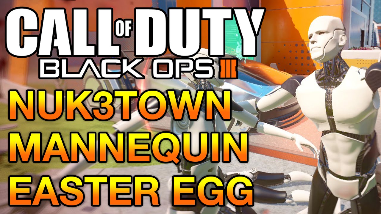 Black Ops 3 Nuketown MANNEQUIN ZOMBIE ARMY Easter Egg Tutorial YouTube