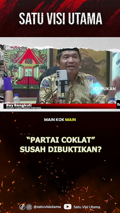 Partai Coklat Susah Dibuktikan? #pilkada2024 #jokowi #prabowosubianto