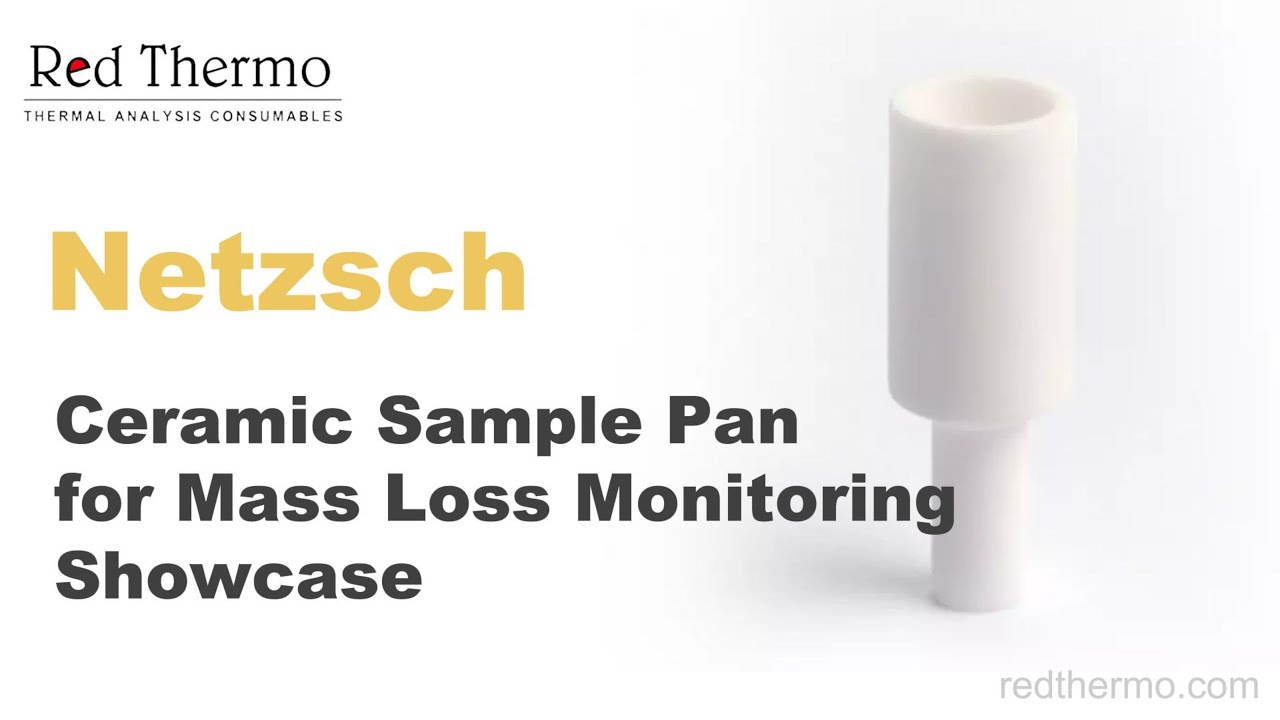 Precision Ceramic Sample Pan NGB810411 Netzsch for Mass Loss Monitoring丨Red Thermo
