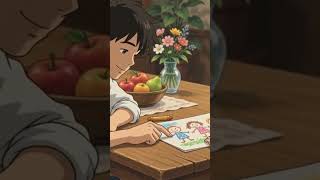 Gentle Rain, Cozy Tea, and Small Savings #shorts #ghibliasmr #animeedit #cozyanimation