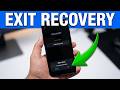 How to Exit Recovery Screen on OnePlus Nord CE6 5G Safely and Return to Normal Mode