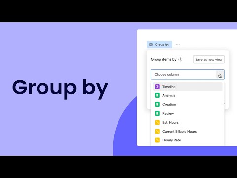 Group by | monday.com tutorials
