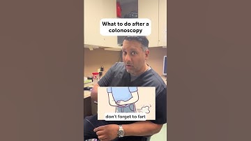 What to do after a colonoscopy