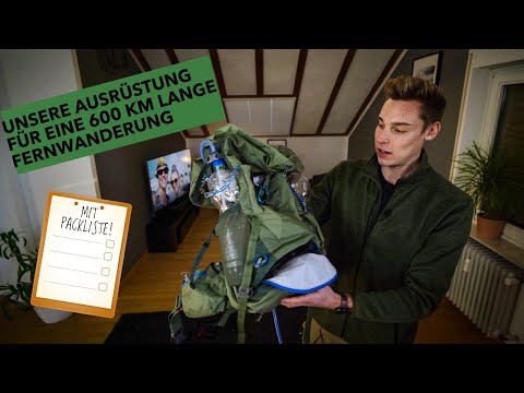 Our equipment for a long-distance hike (packing list for crossing the Alps)