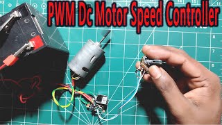 : How to make pwm dc motor speed controller || dc motor speed controller || making a  dc fan regulator