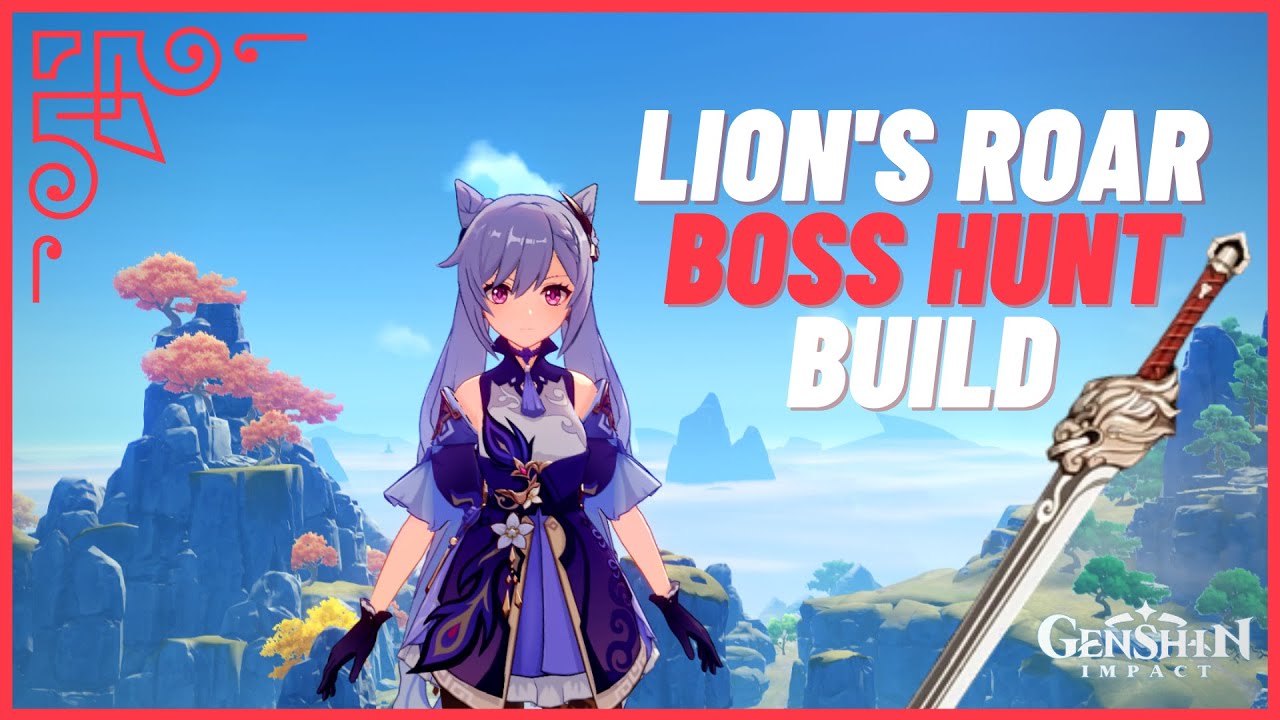 Potential Weapon Lion's Roar Boss Hunt Build for Keqing Genshin