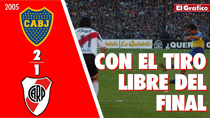 TORNEO CLAUSURA 2005: BOCA 2 RIVER 1