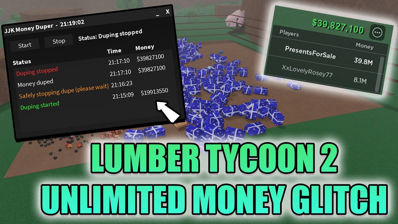 Roblox Lumber Tycoon 2 Money Glitch YouTube