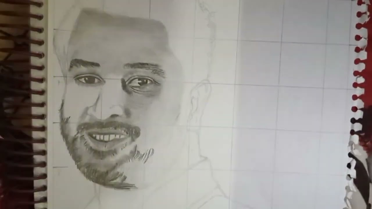 Mahendra singh Dhoni Drawing | msd art 