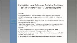 Comprehensive Cancer Control TA: The Role of AHECs 2