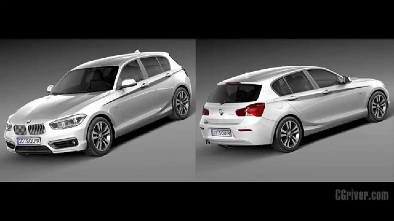 3D Model: BMW 1-series 5door 2016 - CGriver.com - YouTube
