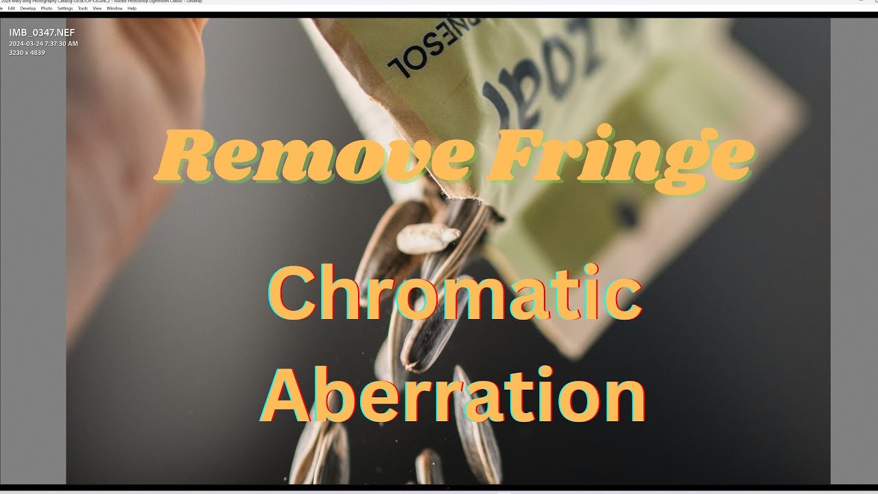 Defringe & Chromatic Aberration