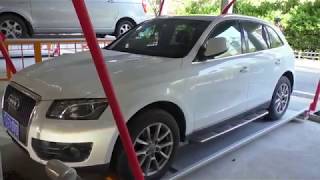 Suv Audi Car Parking at Rotary Car Stacking Carousel Parking System