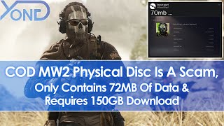 Why my MW2 size is so goddamn big? i saw on other post that most of the  people have the game size in 64GB but for me is 140GB can someone pls