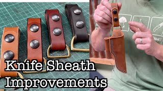 Knife Sheath Dropper Improvement (WIP Wednesday)
