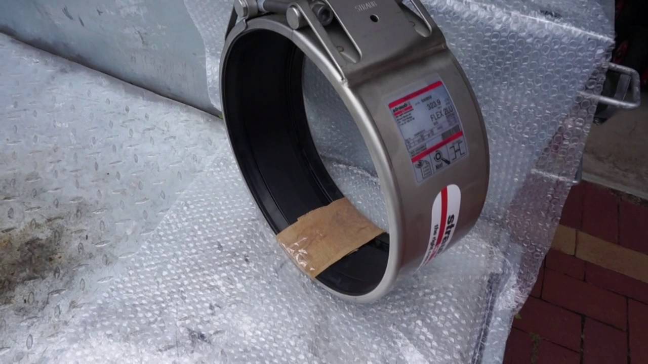 STRAUB Flex 2LU 323.9mm pipe coupling YouTube
