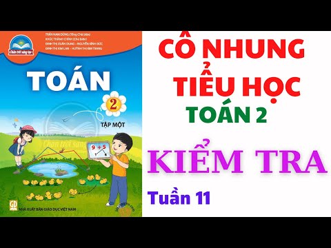 Toán lớp 2, tiết Kiểm tra - Tuần 11