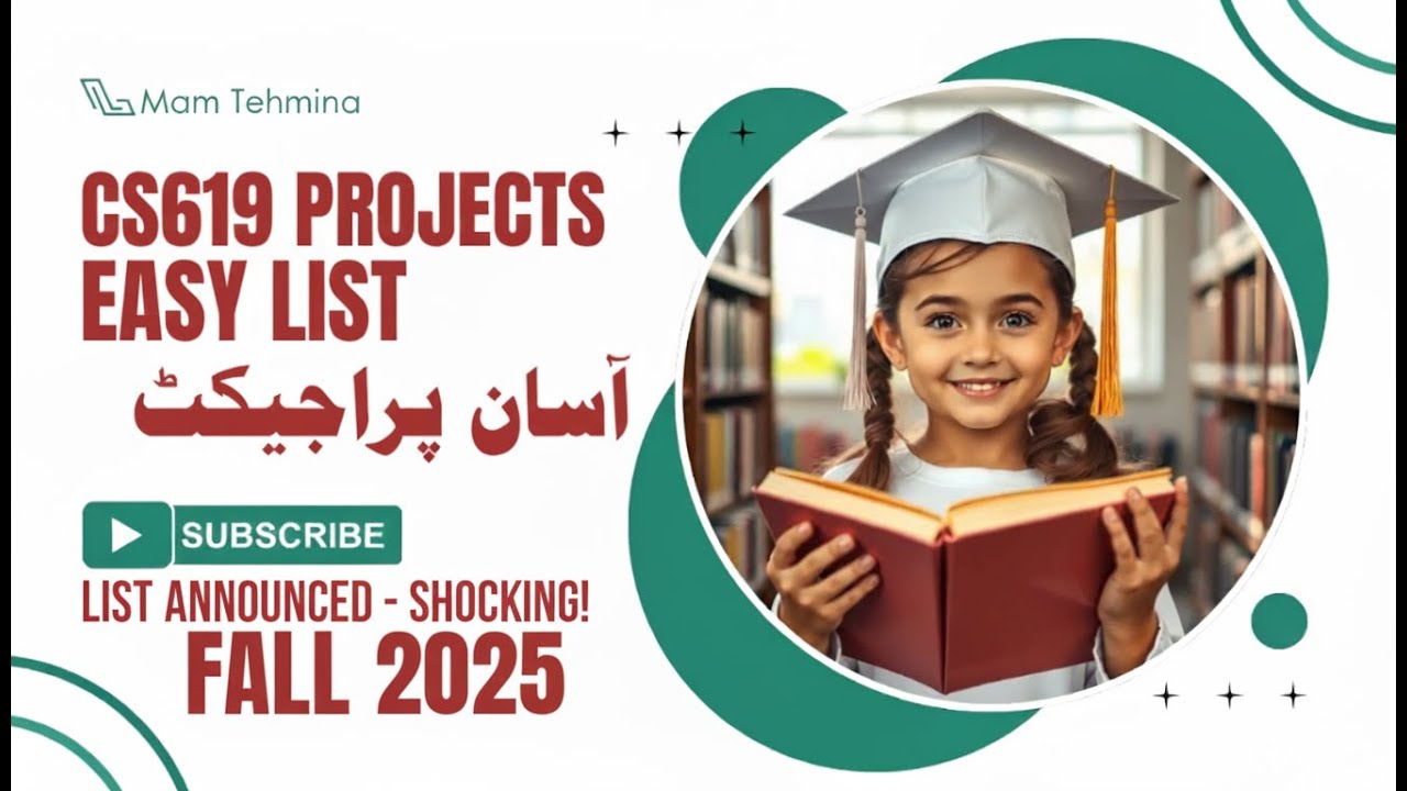 𝐂𝐒𝟔𝟏𝟗 𝐄𝐚𝐬𝐲 𝐏𝐫𝐨𝐣𝐞𝐜𝐭 𝐋𝐢𝐬𝐭 𝐅𝐚𝐥𝐥 𝟐𝟎𝟐𝟓 | 𝐁𝐞𝐬𝐭 𝐅𝐢𝐧𝐚𝐥 𝐘𝐞𝐚𝐫 𝐏𝐫𝐨𝐣𝐞𝐜𝐭𝐬 𝐟𝐨𝐫 𝐂𝐒/𝐈𝐓 𝐒𝐭𝐮𝐝𝐞𝐧𝐭𝐬