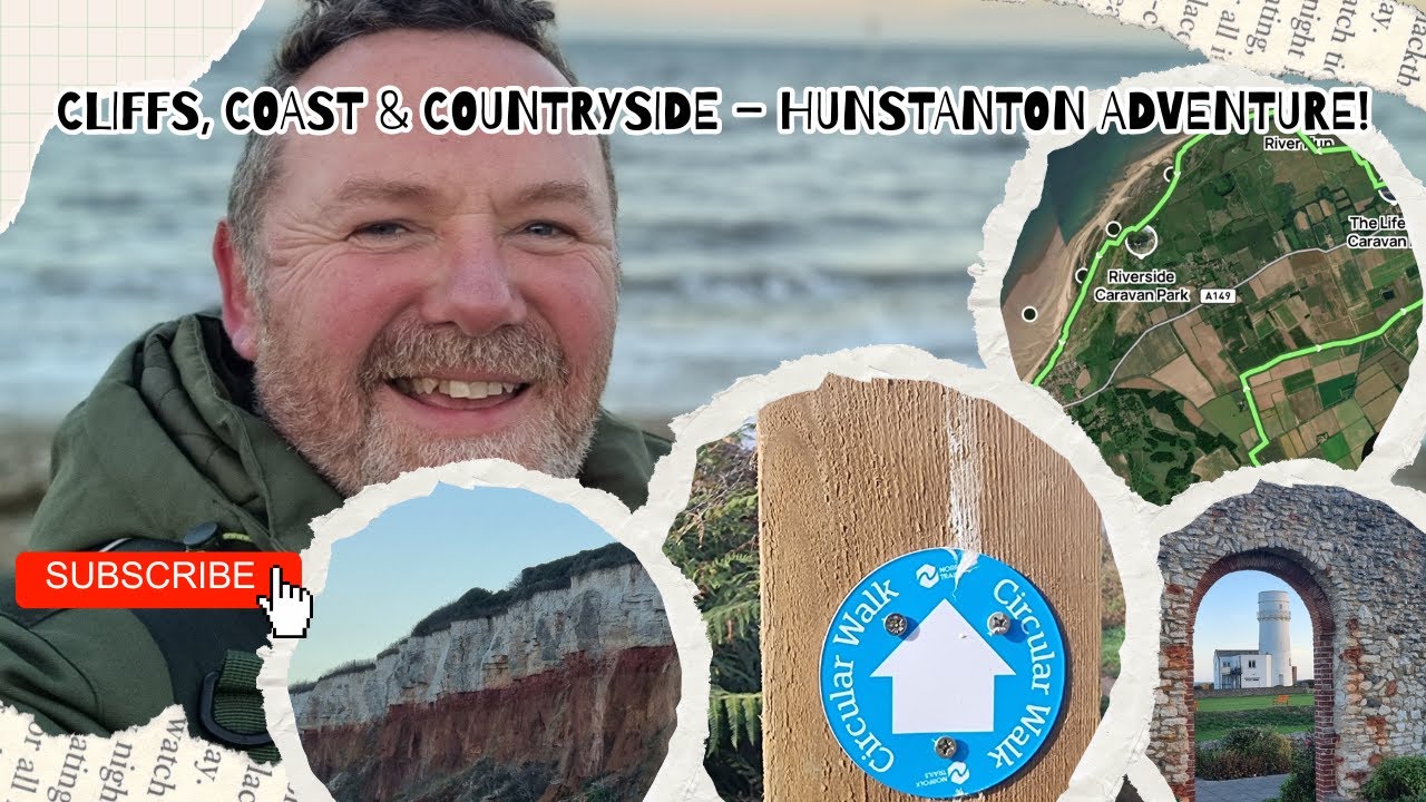 14 Mile Coastal Hike Around Hunstanton Norfolk Coastal Path & Old Hunstanton Circular Walk Adventure