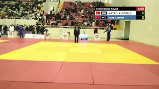 Alperen Kurdoğlu - Emre Yazgan 73Kg Second Round 2023 Ümi̇tler Türki̇ye Judo Şampi̇yonasi Osmani̇ye
