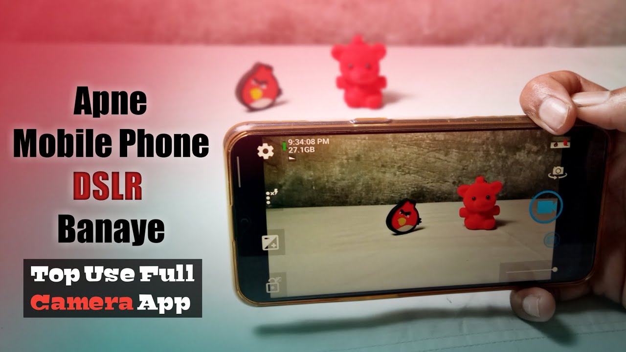 How to click photo like dslr in any android phone | Mobile se dslr ...