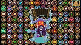 All New Single-Element Monsters on Every Island (4K) | My Singing Monsters