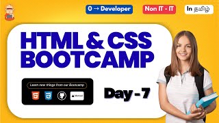 HTML &amp; CSS Bootcamp – Day 7 | Full Stack Roadmap, Career Guidance &amp; Deployment | TechMonks 🎓