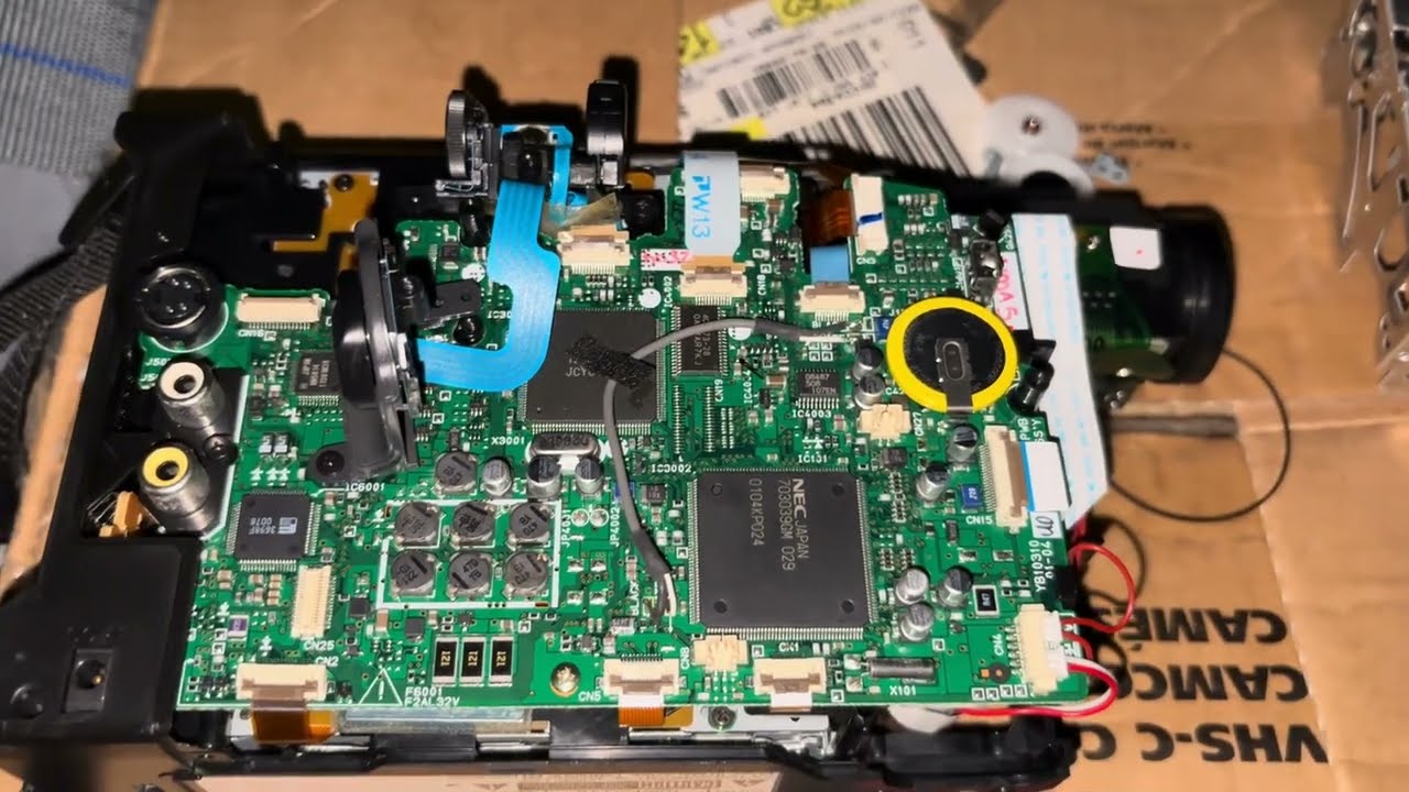JVC GR-SXM330 Camcorder Super VHS-C Repair e03 error, or clicking